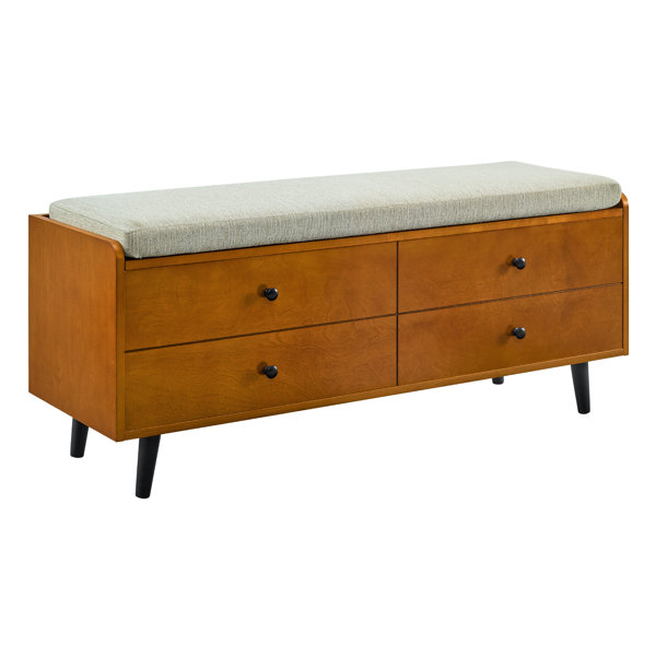 Wade Logan® Domingue Flip Top Storage Bench & Reviews Wayfair